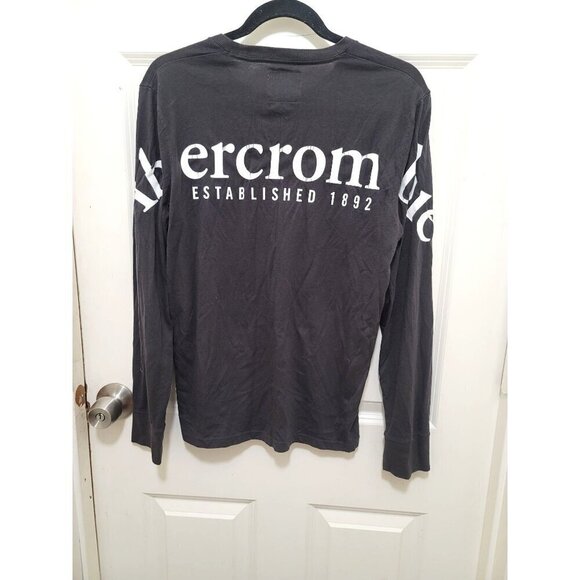 Abercrombie & Fitch Men's Soft Long Sleeve Crew Neck T-Shirt Size S - Picture 3 of 11